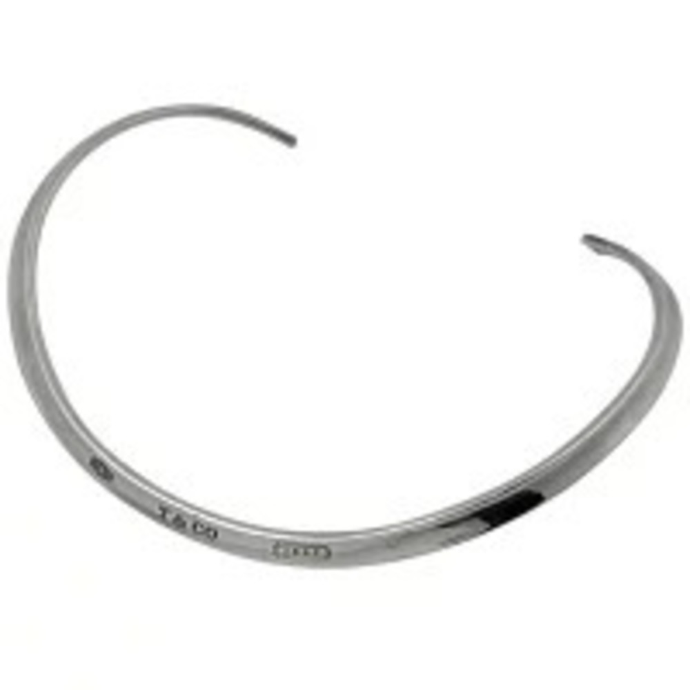 Tiffany Co Omega Choker Necklace Sterling Silver